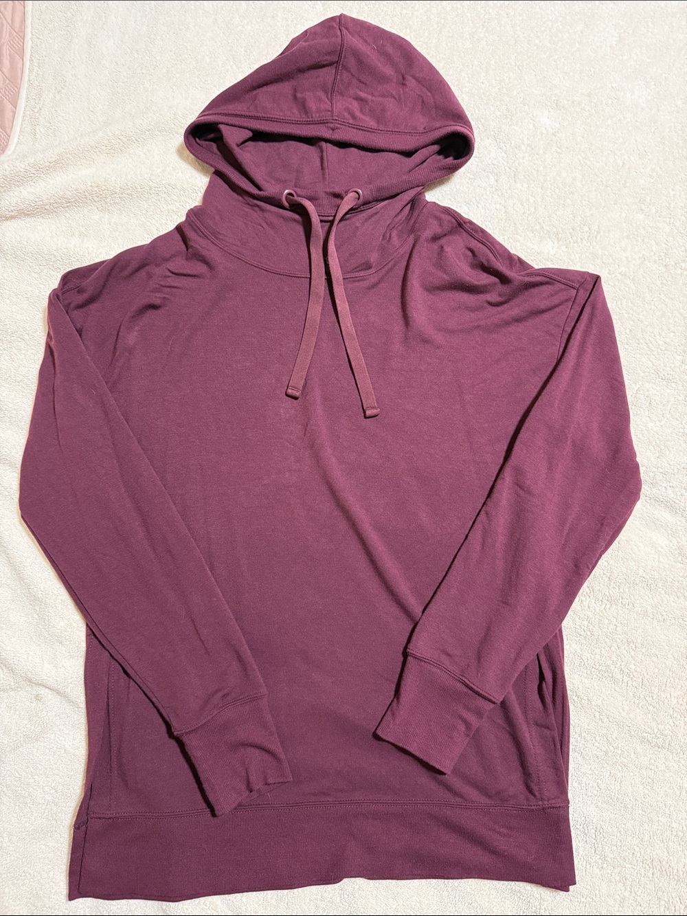 Active Life Women's Hooded Pullover Sweatshirt - Plum